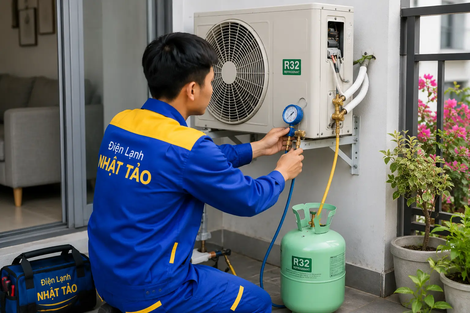 Nạp gas máy lạnh